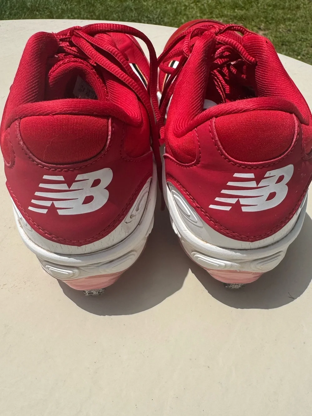 New Balance Fresh Foam Metal Baseball Cleats Red/White Men’s Size 12